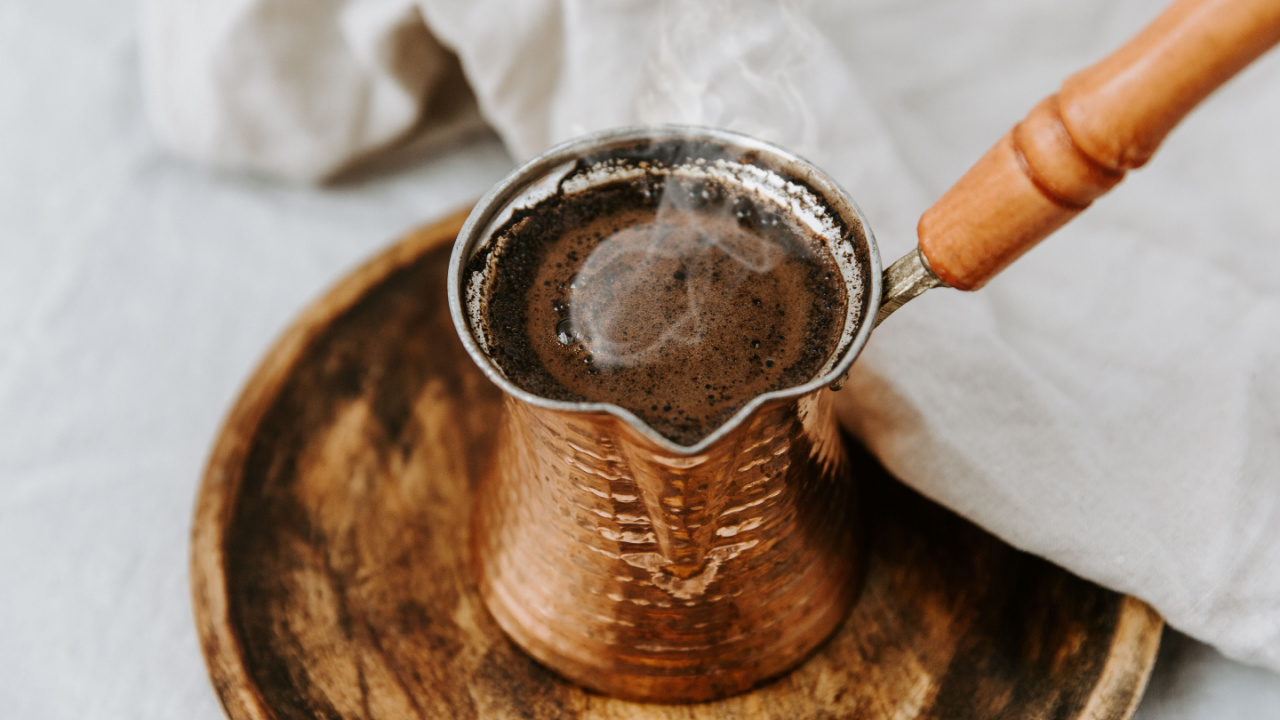 Person brewing their own coffee