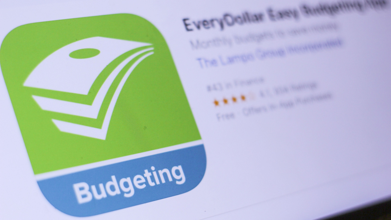 EveryDollar budgeting app.