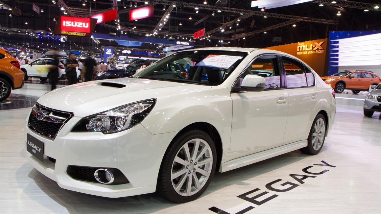 2013 Subaru legacy on display 