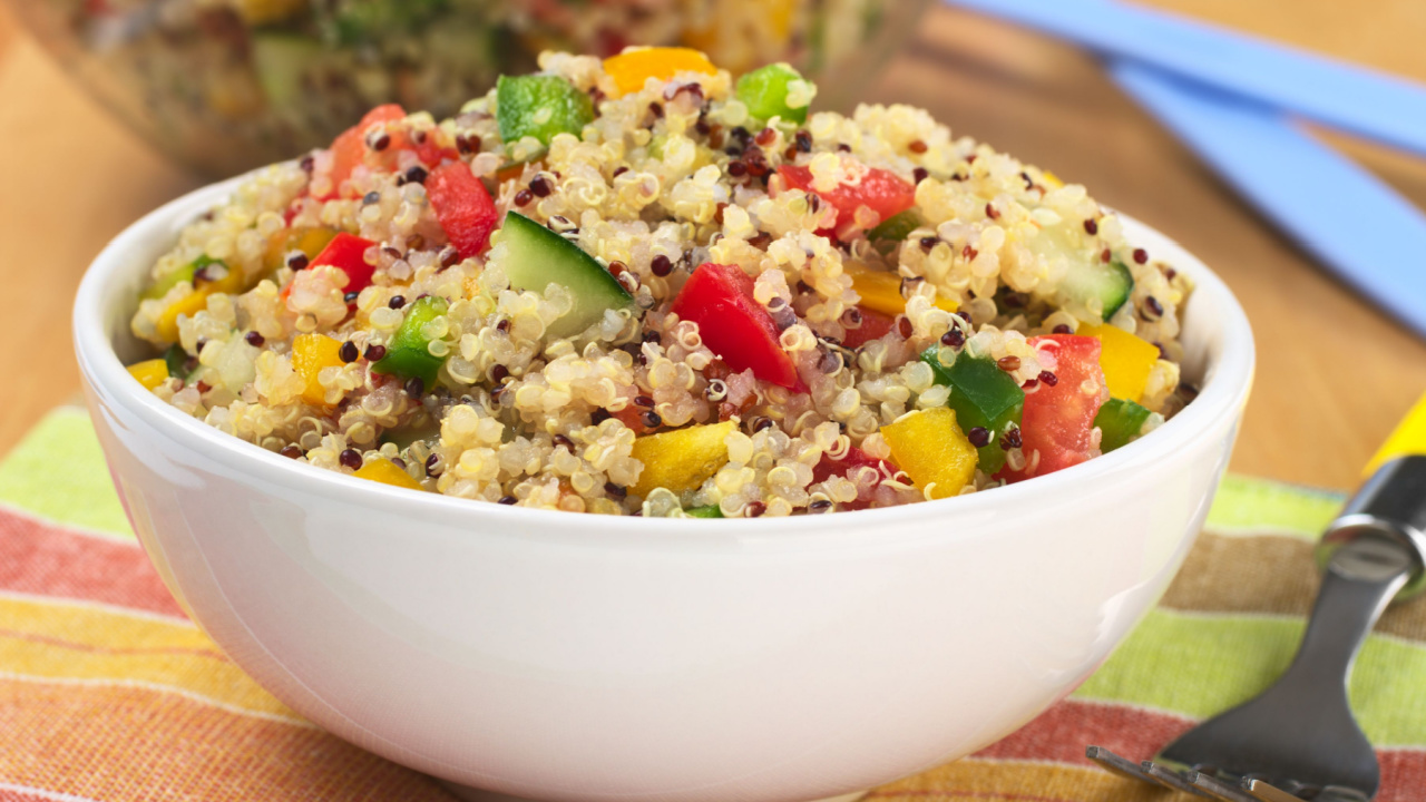 Quinoa bowl.